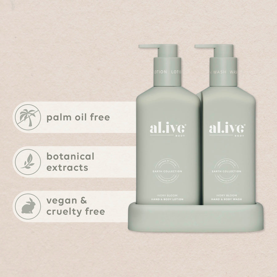 Compact Bathroom Duo - Al.ive - Ivory Bloom