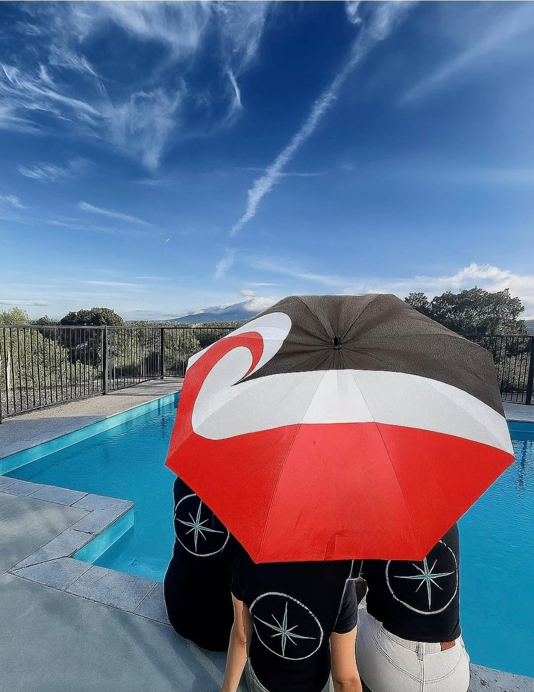 Tino Rangatiratanga Umbrella - Whetū & Kau - Large