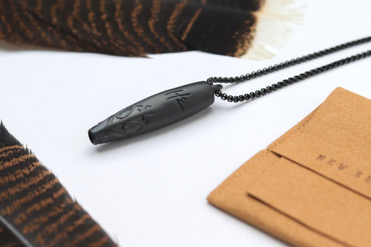 Hā Tool - Anxiety & Stress Relief Necklace - Matte Koru