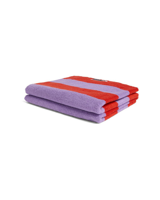 Hand Towel  - Grapefruit Stripes