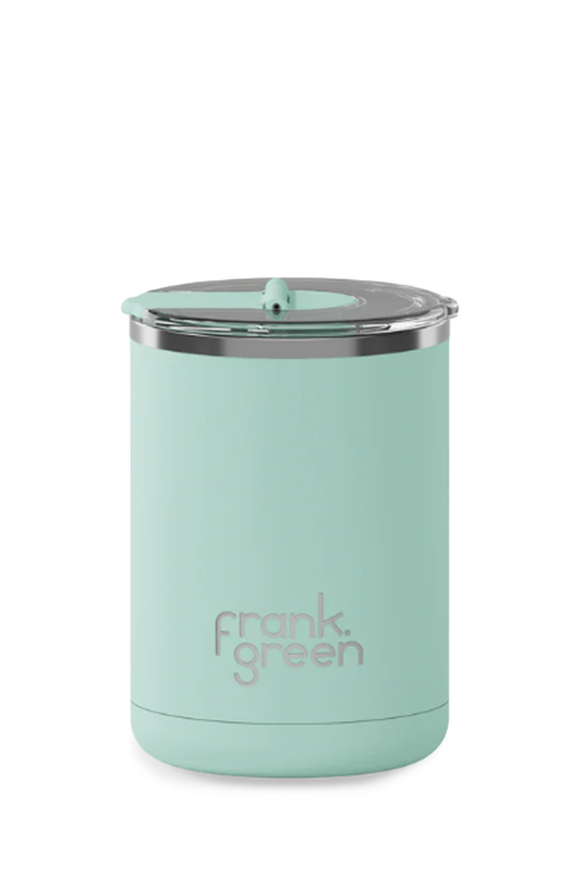 Ceramic Coffee Cup with Hinged Lid - Peppermint - Frank Green