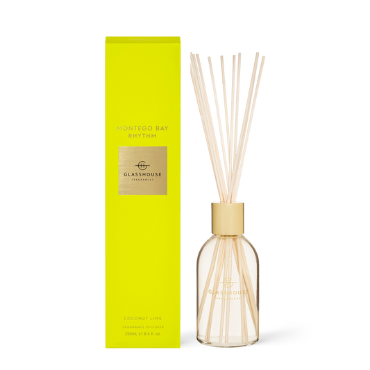 Reed Diffuser - Montego Bay Rythm (Coconut & Lime) - Glasshouse