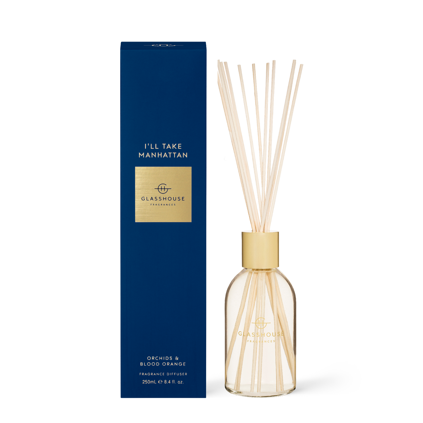 Reed Diffuser - I'll Take Manhattan (Orchids & Blood Orange) - Glasshouse