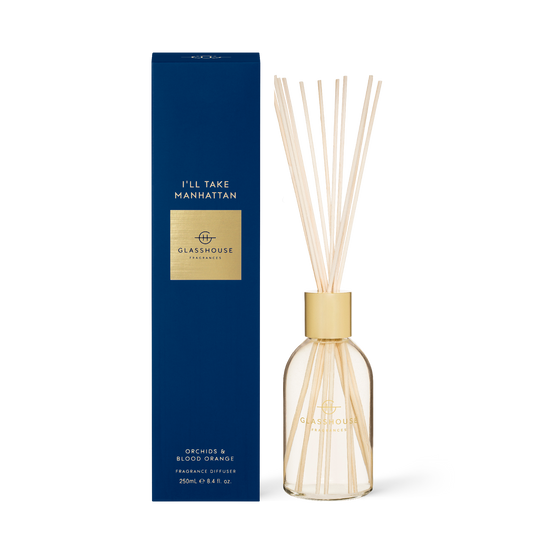 Reed Diffuser - I'll Take Manhattan (Orchids & Blood Orange) - Glasshouse