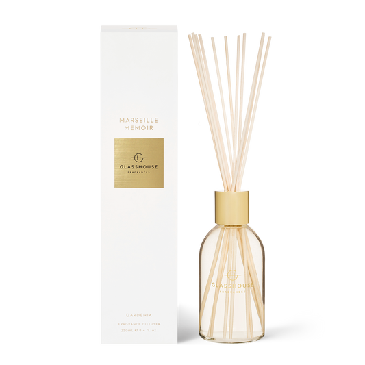 Reed Diffuser - Marsielle Memoir (Gardenia) - Glasshouse