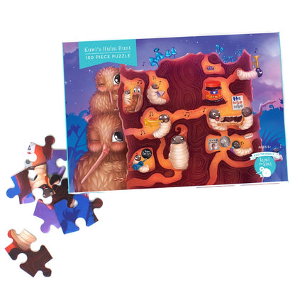Puzzle - 100 Piece - Kuwis Huhu Hunt