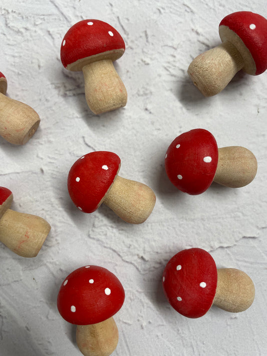 Mushrooms - Mini Wooden